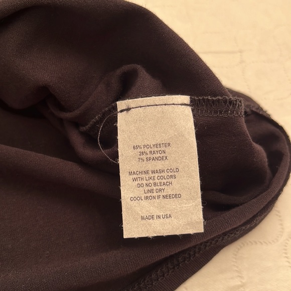 Alyssa Thomas black flutter sleeve top - Picture 9 of 9